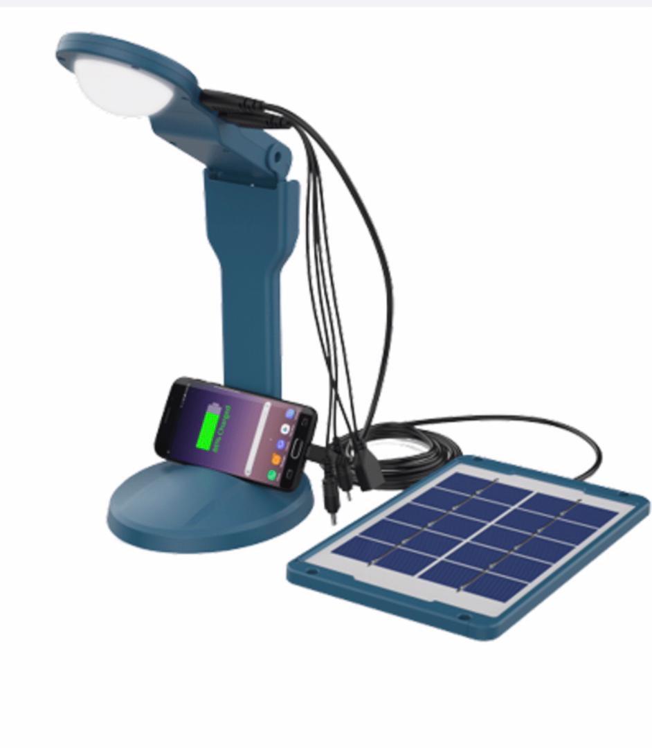 Omnivoltaic LUMN L190 Off-Grid Portable Solar Desk Lamp & Mobile Phone Charger