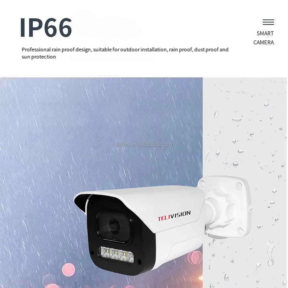 New Camera System Good Quality 3MP 5MP Full Color Night Vision Audio Waterproof IP66 4 Camera 500GB DVR Home CCTV Camera Kit