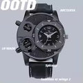 Retro Men's Personality Big Plate Watch Student Trend Sports Silicone Watch Men's Casual Business Quartz Watch