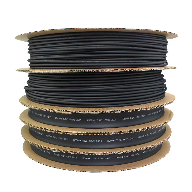 Black Heat Shrink Tubing 18mm Diameter Heatshrink Sleeving Wrap for DIY Wire Connector Repair - Assorted Sizes/m